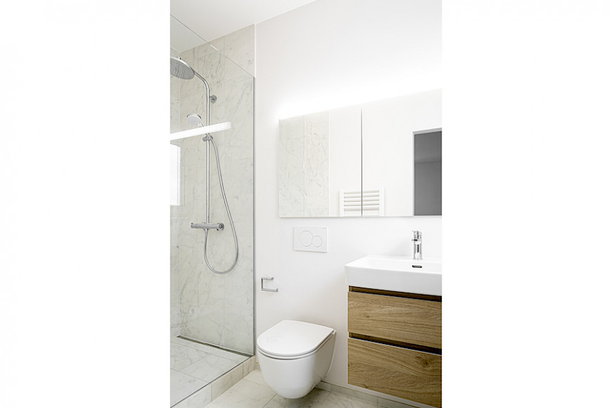 Umbau Eigentumswohnung Basel - Duschbad